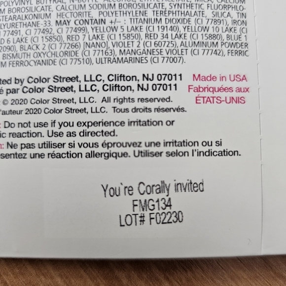 Color Street Coral Nail‎ Polish Strips - Picture 3 of 3